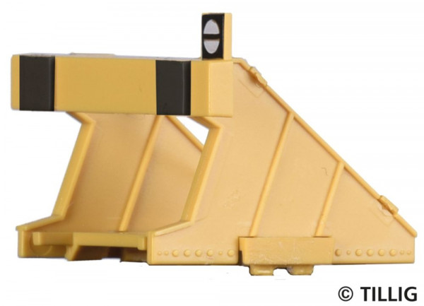 Tillig 85512 - Prellböcke gelb für ELITE-Gleissystem 4 St. Bausatz