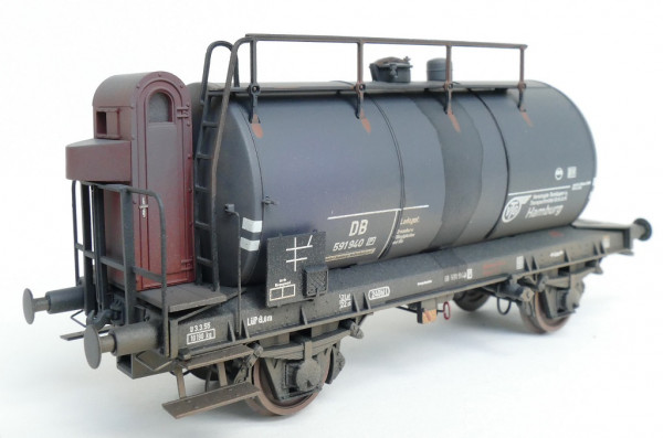 Exacttrain 22007 - DB Kesselwagen 24m3 Leichtbau Bauart Ep.3b, "VTG" - verschmutzt-