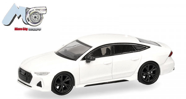 Herpa 87MC000097 Audi RS7, weiß