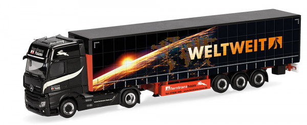 Herpa 320023 - MB Actros 18 L GaPl-Sz Haas