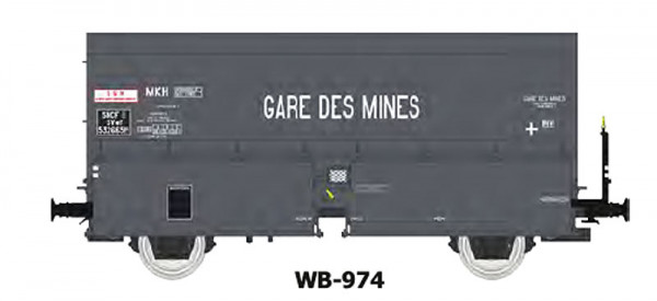 REE WB-974 - SNCF Kohletransportwagen STEMI 56 Ep.3, "Gare des Mines"