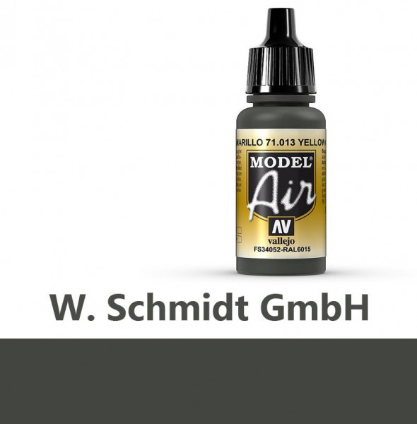 Vallejo 771013 - Model Air Oliv Gelbgrün, 17 ml