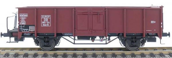 Exacttrain 23905 - DB offener Güterwagen Omm55 mit Bremserbuhne EUROP Ep.3