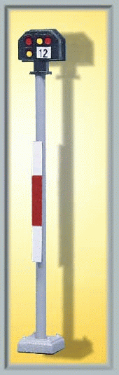 Viessmann 4417 - Licht-Sperrsignal hoch Höhe: 23 mm mit 4 LEDs Sh0 Sh1