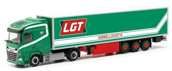 Herpa 317245 - DAF XG Koffer-Sattelzug "LGT Logisitics" DK)
