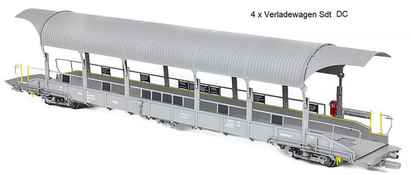 Exacttrain 26004 - BLS Set 2-teilig Autoverladezug Set 4 Ep.6, Wechselstrom