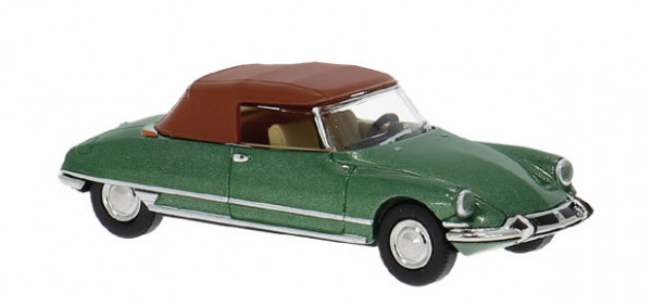 Brekina 14238 - Citroen DS Cabrio Chapron geschlossen in grün (F)