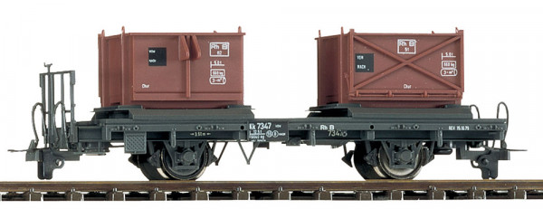 Bemo 2258101 - RhB Lbk 8641 Kieswagen