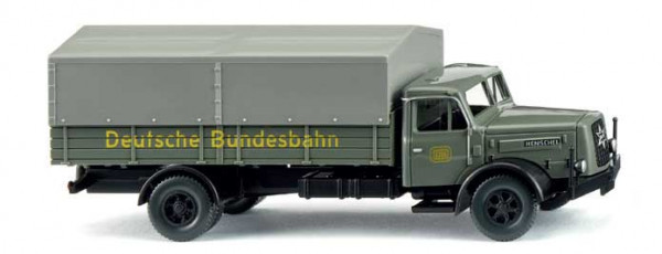 Wiking 041501 - Henschel HS 140 Pritschen-Lkw "Deutsche Bundesbahn" 1955-61