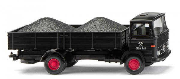 Wiking 043704 - MB Kubisch Pritschen-LKW Brennstoffversorgung "Glück Auf" 1965-1976