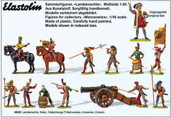 Preiser 49300 - Landsknechte. Reiter. Feldsch