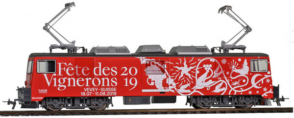 Bemo 1380335 - MOB Ellok GDe 4/4 6005 "Fete des Vignerons" Ep.6, DCC digital + Sound
