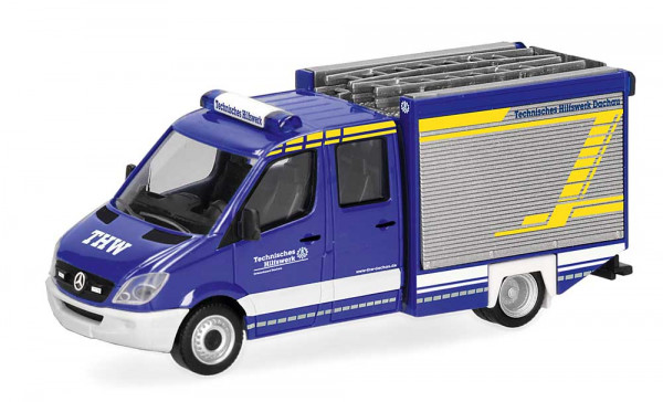 Herpa 099943 - Mercedes-Benz Sprinter 06 THV Gerätewagen "THW Dachau"