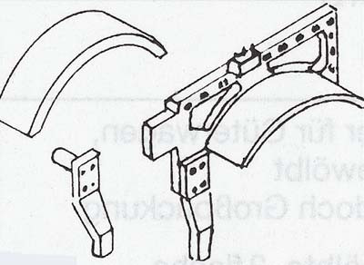 Weinert 8549 - Vorschuh+Schienenräumer BR86