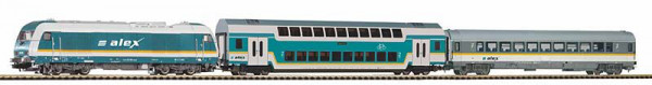 Piko 57139 - Start-Set Herkules "Alex" mit 2 Personenwagen Ep.6, mit Bettungsgleis