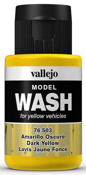 Vallejo 776503 - Wash-Colour Farbe, dunkel-gelb, 35ml