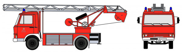 Loewe 4126 - Iveco Magirus "Zeta" 90M5 - DL18 der Berliner Feuerwehr