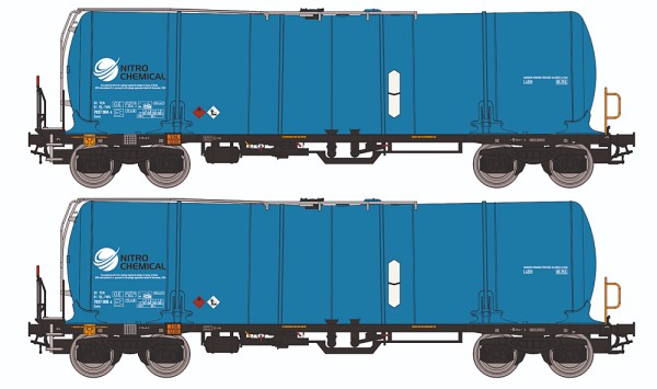 Igra 96210028 - PKP Set Kesselwagen 2-teilig Zacns88 Ep.6, "Nitro-Chemical"