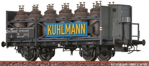 Brawa 49329 - Säuretopfwagen SZwf SNCF, Epoche III