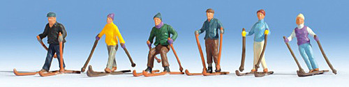 Noch 15828 - Skifahrer 6 Figuren