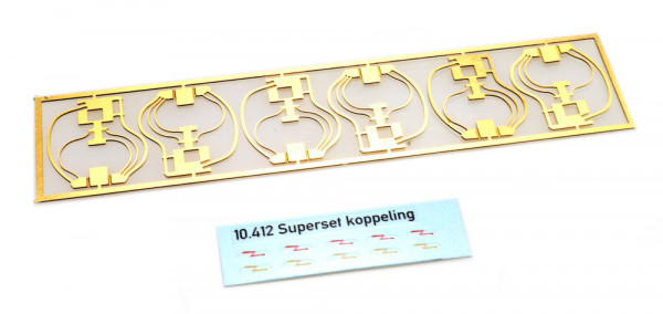 Artitec 10.412 - Superset Scharfenberg-Kupplung DE1/DE2/DE3/Mat´54/Pec