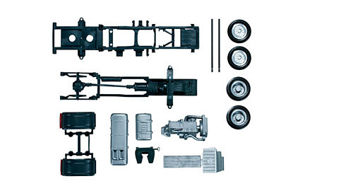 Herpa 083652 - MB Actros 2011 Zugmaschinen-Fahrgestell 2 Stück