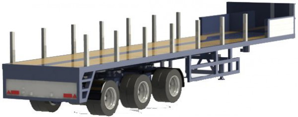 VK 02382 - Ballast-Trailer 3achsig, WASEL