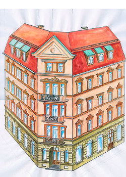Auhagen 13334 - Eckhaus Markt 1