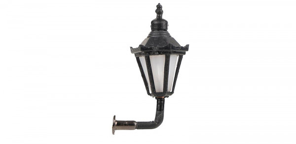 Faller 180111 - LED-Wandleuchten, Sechskantlaterne mit Krone, 3 Stück