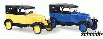 Rietze 83056 - Renault NN Cabrio schwarz/blau