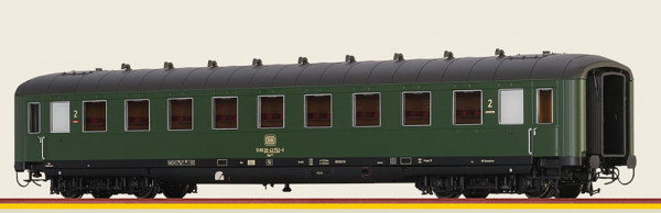 Brawa 51091 - DB Schürzenwagen 2.Klasse Büe366 Ep.4, LED Innenbeleuchtung