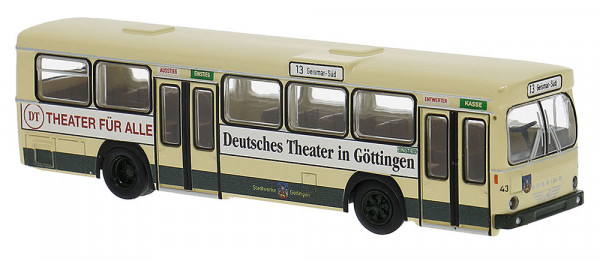Brekina 59159 - Büssing Bus BS 110 V "Deutsches Theater in Göttingen" 1970