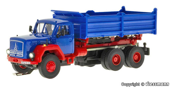 Viessmann 8602 - MAGIRUS DEUTZ 3-achs Eckhauber mit motorischer Kippfunktion, Funktionsmodell