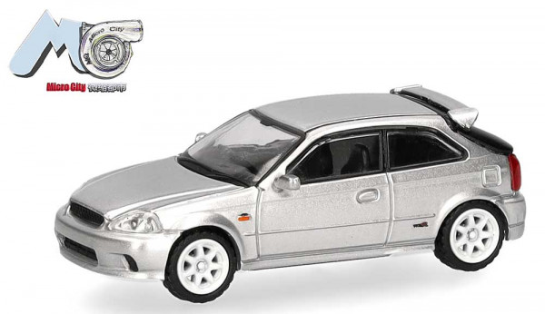 Herpa 87MC000158 - Honda Civic Type R (EK9), silber (silver)