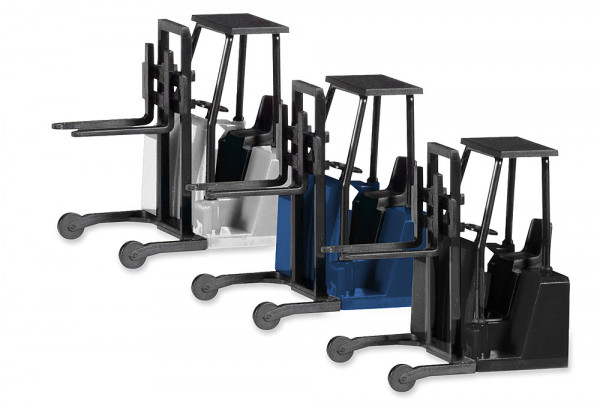 Herpa 053860-002 - Mitnahmestapler in weiß, blau und schwarz