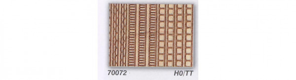 Heki 70072 - Gewölbeblenden H0/TT 28 x 14 cm 2 Stück Heki dur Modellbauplatten