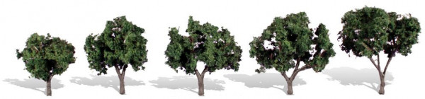 Woodland TR3548 - Fertigbaum Kühler Schatten 3-5 cm 5 Stück