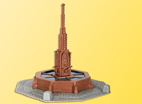 Kibri 38910 - Rathaus Brunnen 6x6x7 cm ohne Funktion