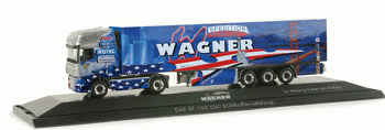 Herpa 121248 - DAF XF105 SSC Kühlkoffer-Sattelzug "Wagner"