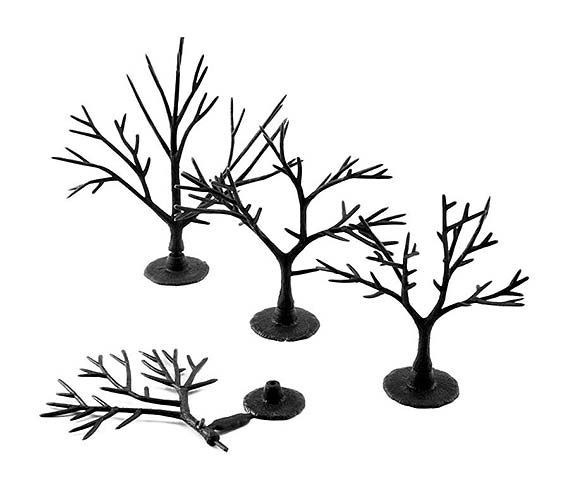 Woodland TR1121 - Laubbäume, biegbar, 57 St. 5 - 8 cm