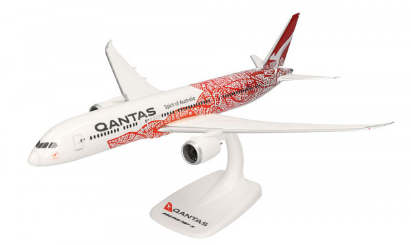 Herpa 615044 Qantas Boeing 787-9 Dreamliner - Flying Art Series "Yam Dreaming"