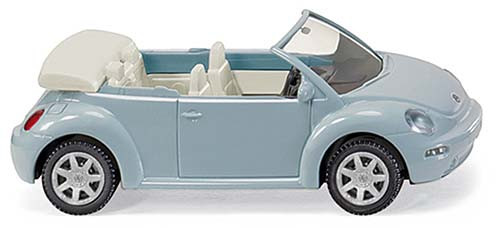 Wiking 003204 - VW New Beetle Cabrio aquariusblue metallic