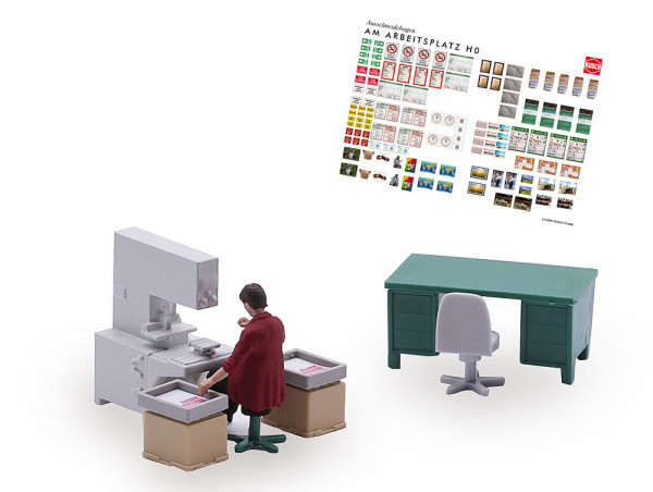 Busch 79906 - Action Set: Tampondruckmaschine