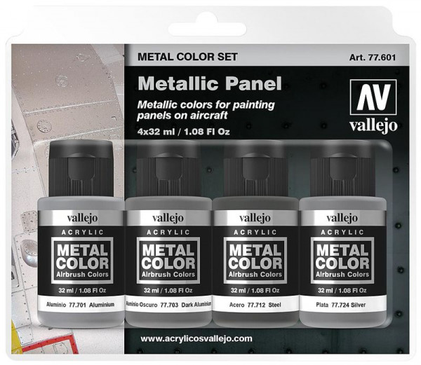 Vallejo 777601 - Farbset, Metall-Finish