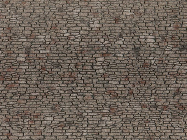Noch 60371 - Bruchsteinmauerrwerk 28 x 10 cm -Strukturfolie 3D