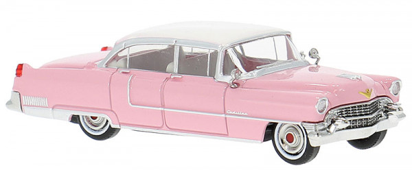 Brekina 18350 - Cadillac Fleetwood pink/schwarz 1955