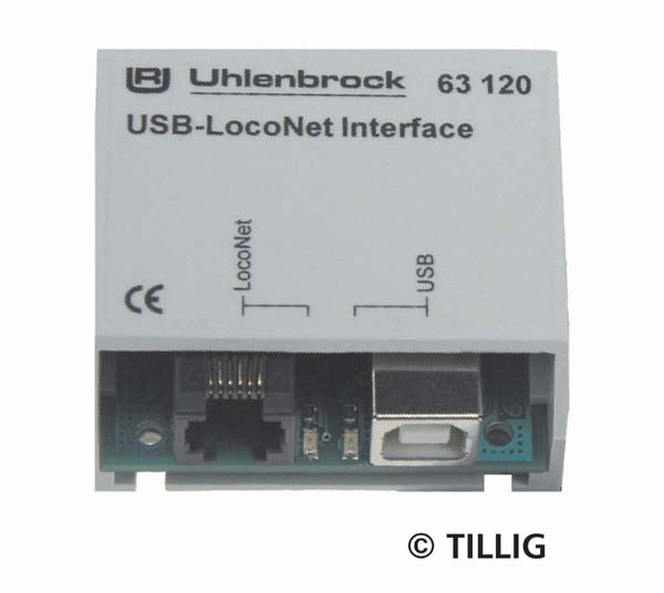 Tillig 66844 - USB-LocoNet Adapter (mit Software)- in Kooperation mit Fa. Uhlenbrock