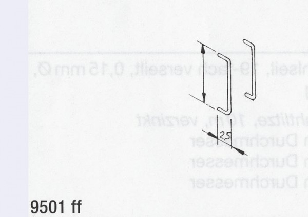 Weinert 9501 - Griffstange, 4,4 mm lang