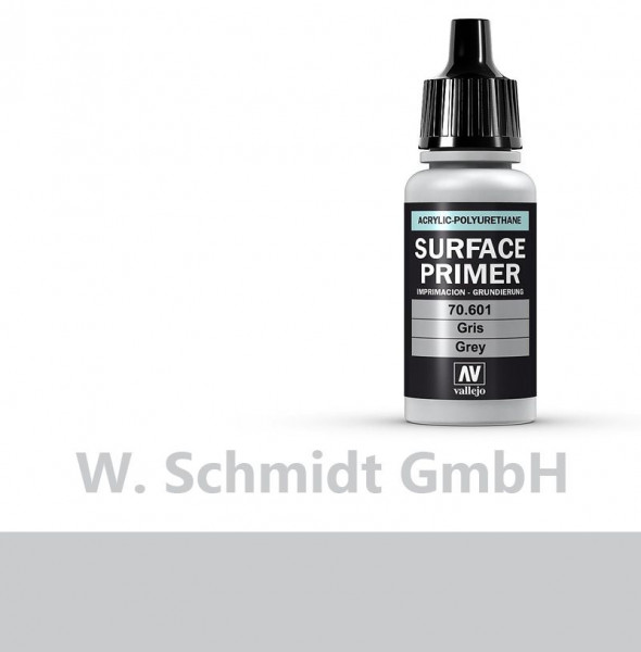 Vallejo 770601 - Primer (Grundierung) Grau, 17 ml