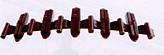 Tillig 85502 - Isolierschienenverbinder braun, Beutel 20 Stück